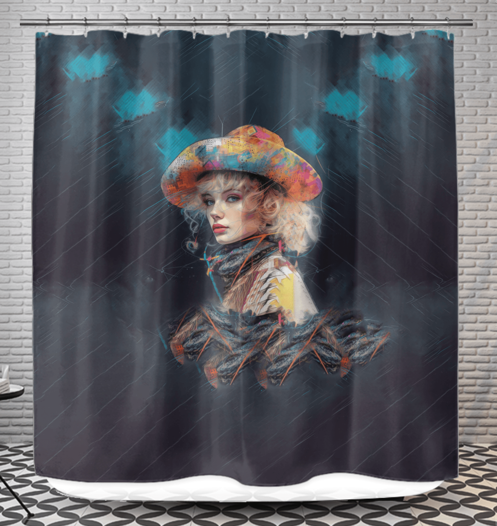 Illustrative Ideas Shower Curtain - Beyond T-shirts