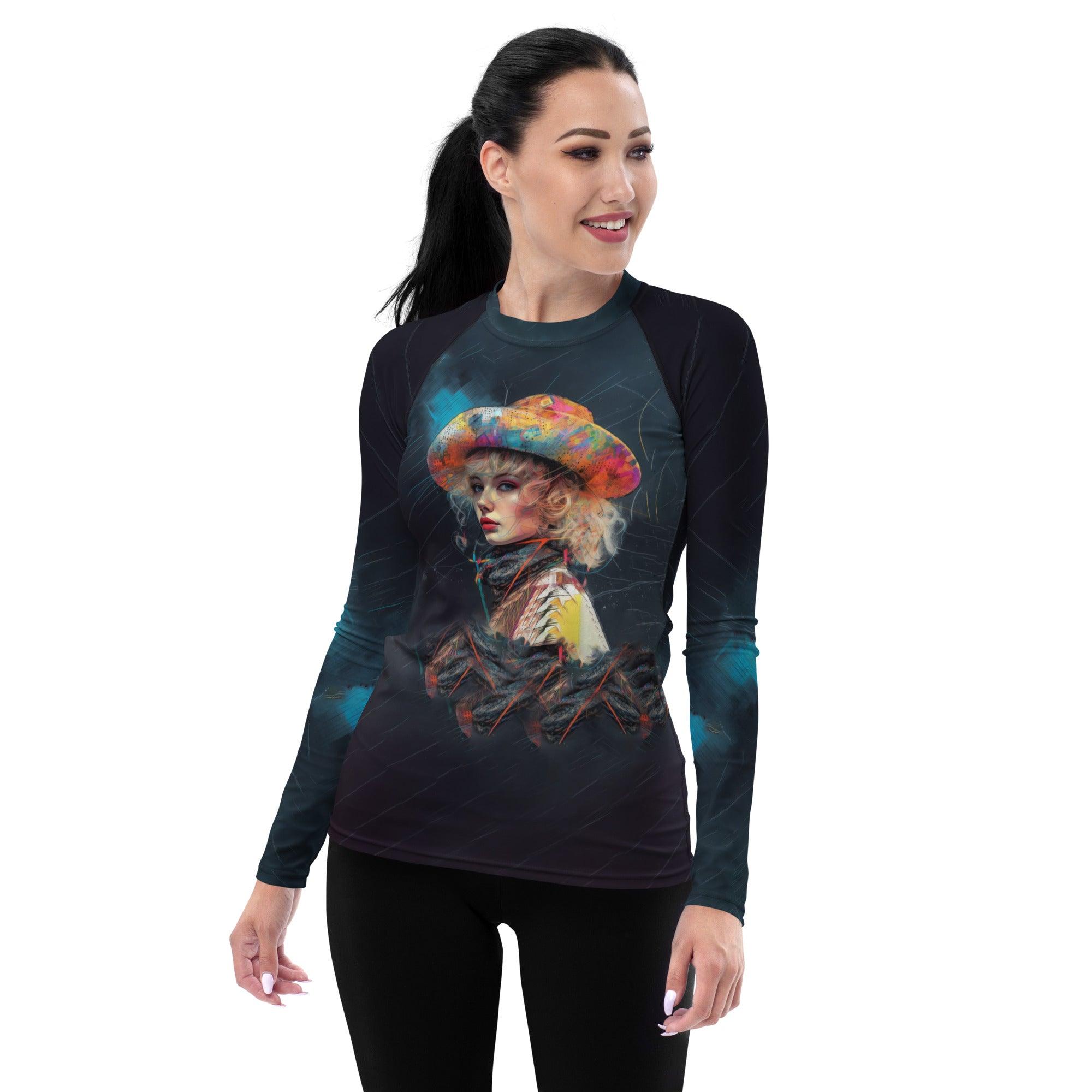 Illustrative Ideas Women's Rash Guard - Beyond T-shirts