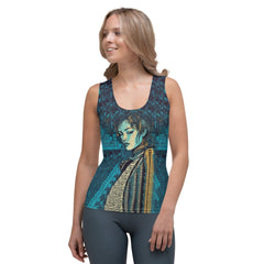 Colorful imagination sublimation tank top for creatives.