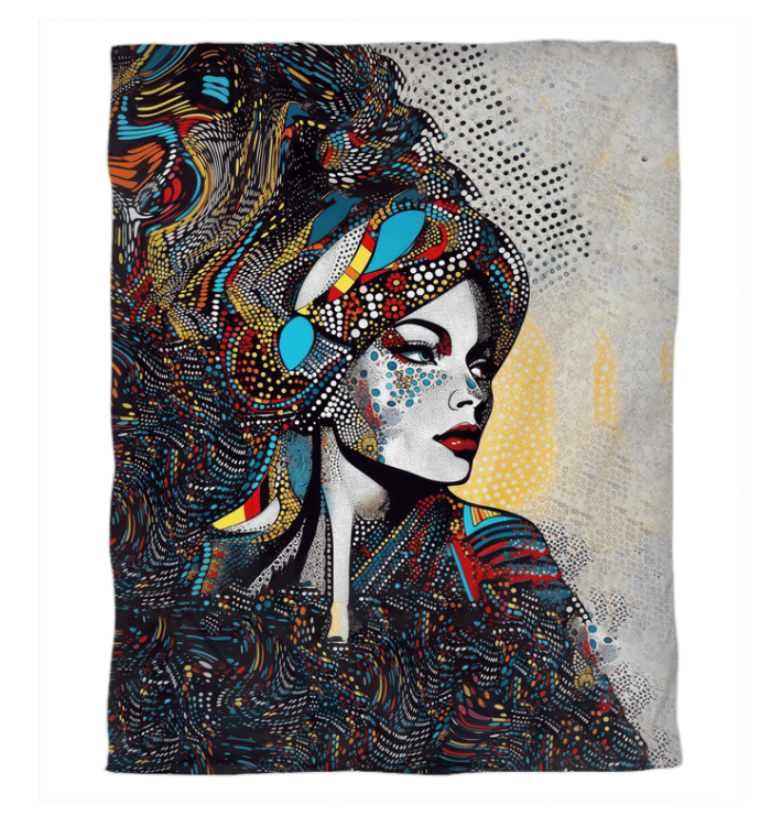 Unique patterned duvet cover from the Illustrative Impressions collection