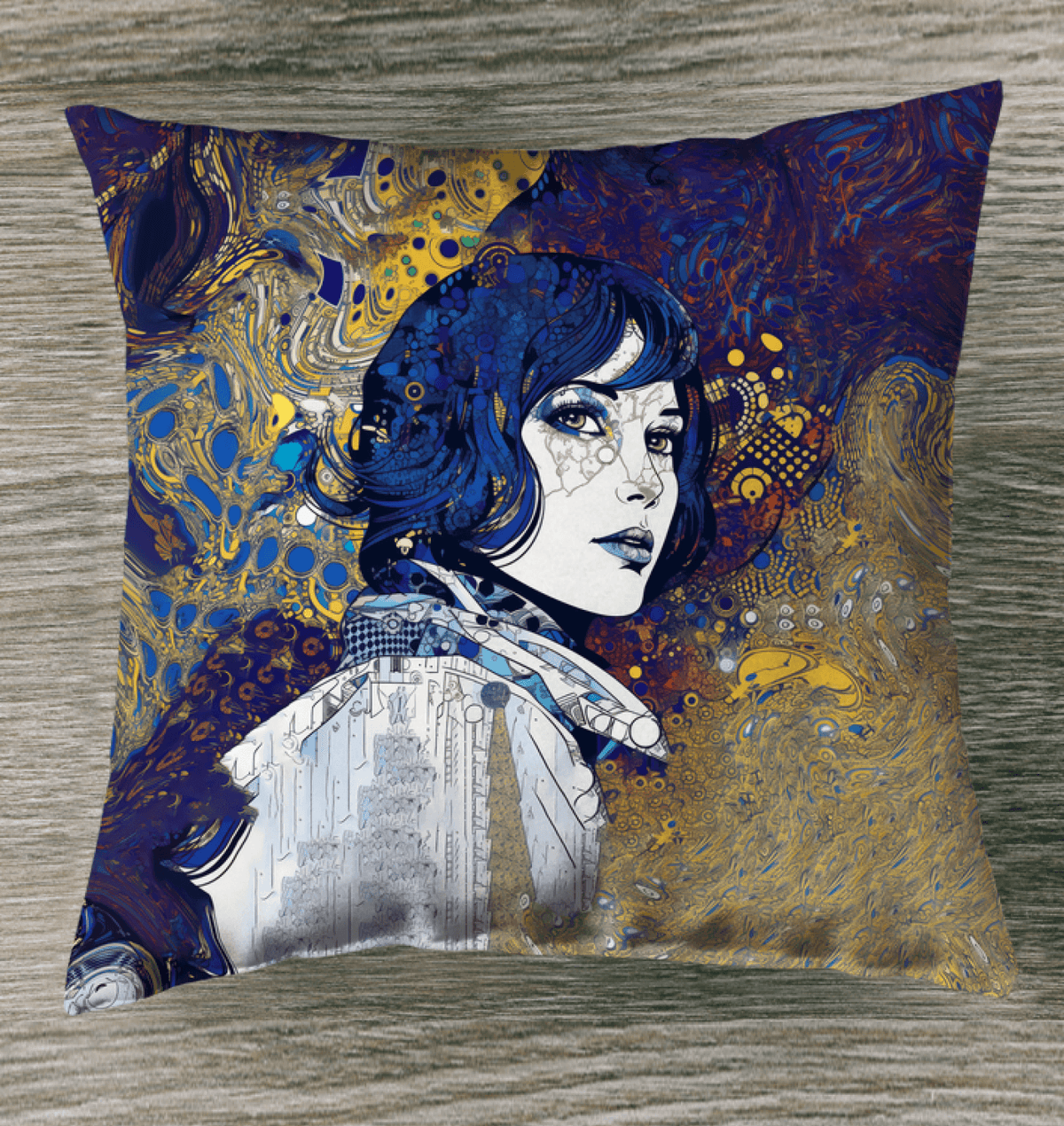 Illustrative Impressions III Indoor Pillow - Stylish Home Decor Accent