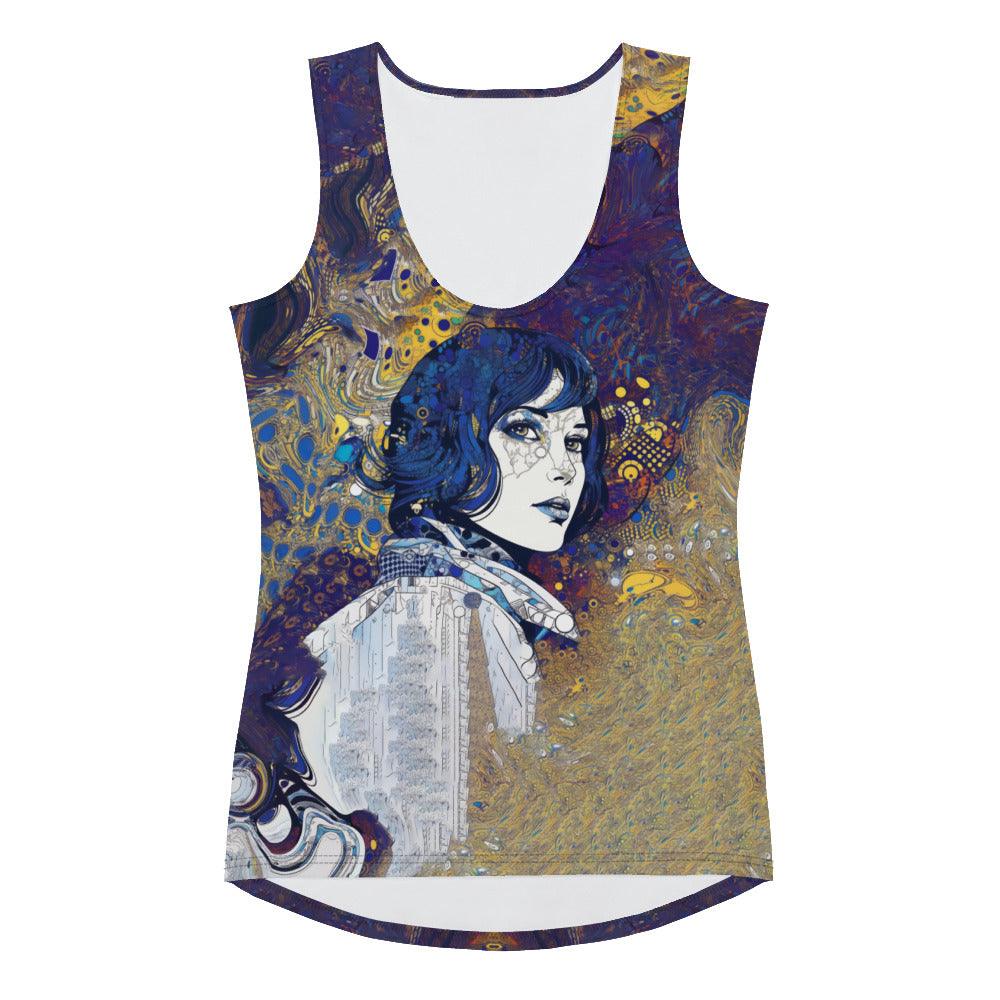 Illustrative Impressions III Tank Top Front View.