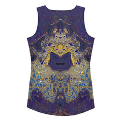 Fashionable Tank Top with Artistic Design.