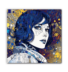 Illustrative Impressions III canvas as a gift idea.