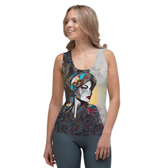 Illustrative Impressions Sublimation Tank Top - Unique Cut & Sew Design.