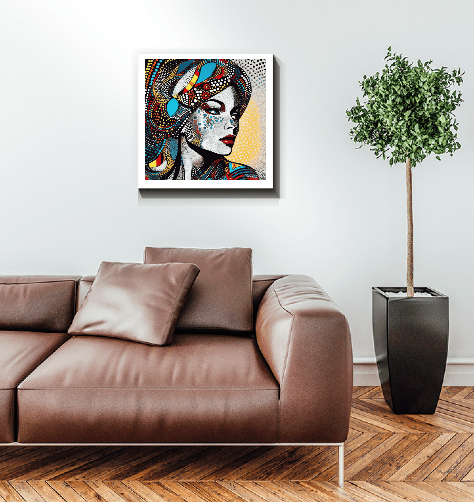 Detailed craftsmanship of Illustrative Impressions Canvas.