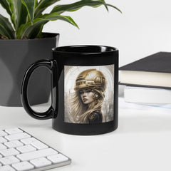 Illustrative Innovations Black Glossy Mug Guard - Side View