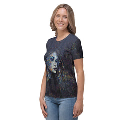 Unique design Illustrative Inspiration T-shirt for women.