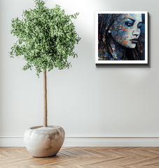 Home Interior Featuring Illustrative Inspiration Canvas.