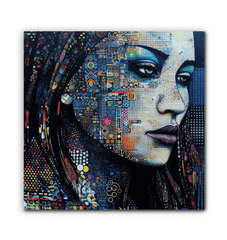 Modern Inspirational Canvas Art in Living Space.