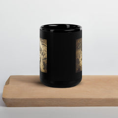 Illustrative Inspirations II Black Glossy Mug Handle Detail