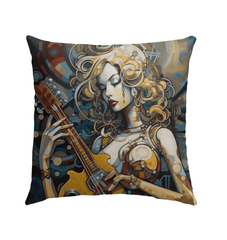 Improvisation Is A Skill In Music Outdoor Pillow - Beyond T-shirts