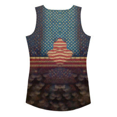 In The Land Of The Free Sublimation Cut & Sew Tank Top - Beyond T-shirts