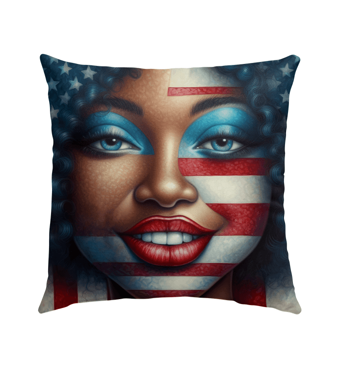 Independence Day Impressions Outdoor Pillow - Beyond T-shirts