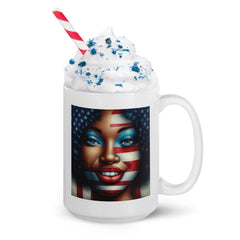 Independence Day Impressions White Glossy Mug - Beyond T-shirts