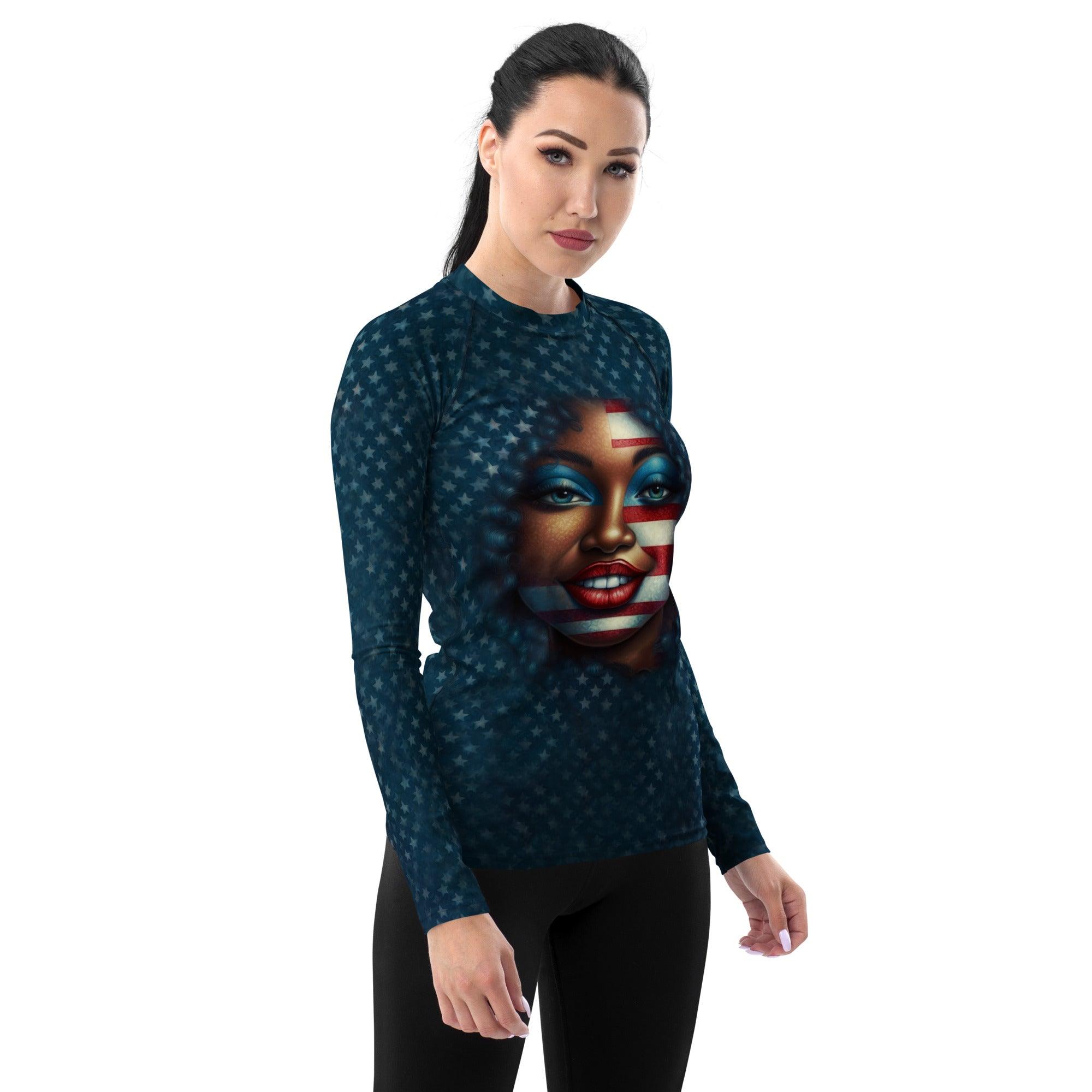 Independence Day Impressions Women's Rash Guard - Beyond T-shirts