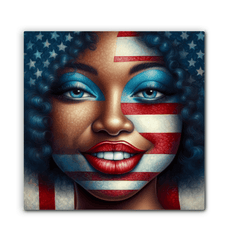 Independence Day Impressions Wrapped Canvas - Beyond T-shirts