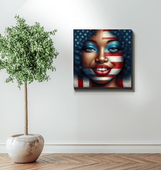 Independence Day Impressions Wrapped Canvas - Beyond T-shirts