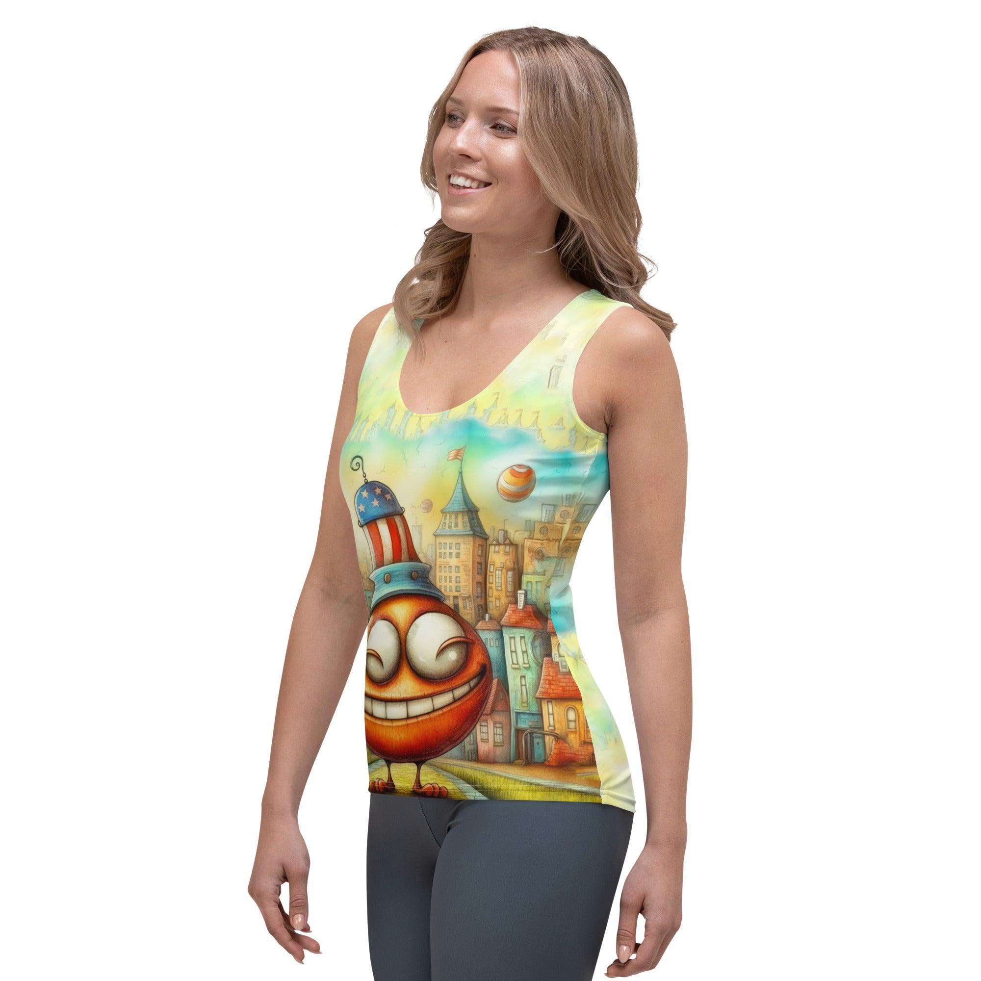 Independence Reflection Sublimation Cut & Sew Tank Top - Beyond T-shirts