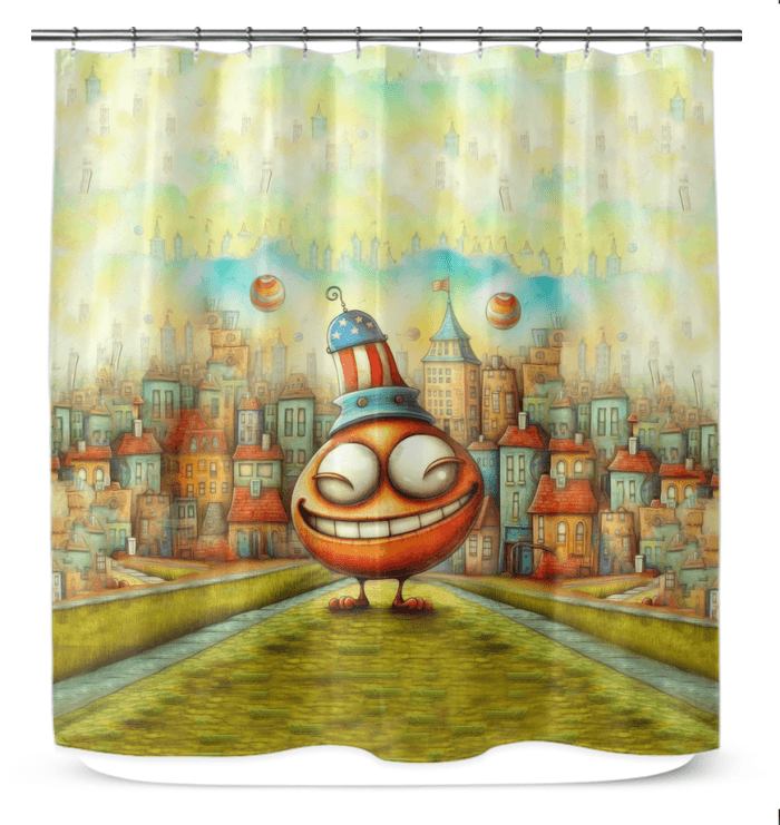 Independence Reflections Shower Curtain - Beyond T-shirts