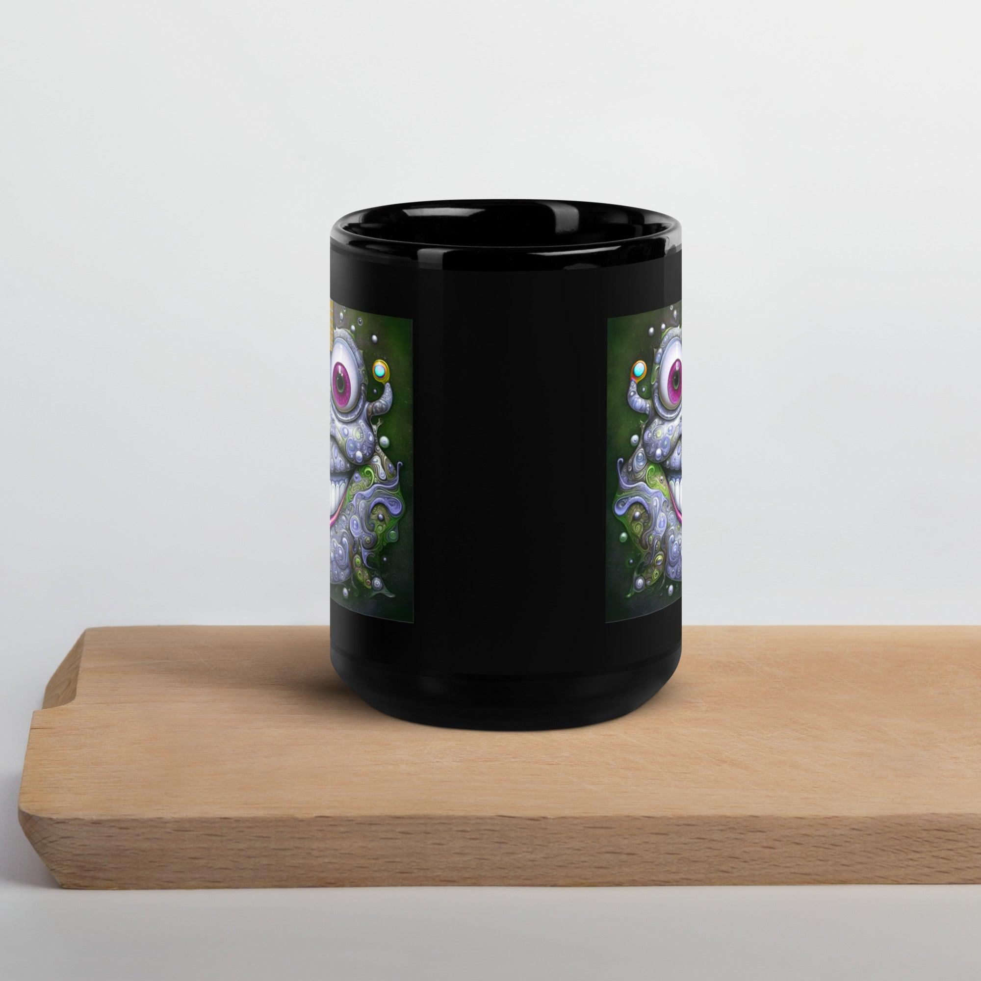 Infinite Illusion Black Glossy Mug - Beyond T-shirts