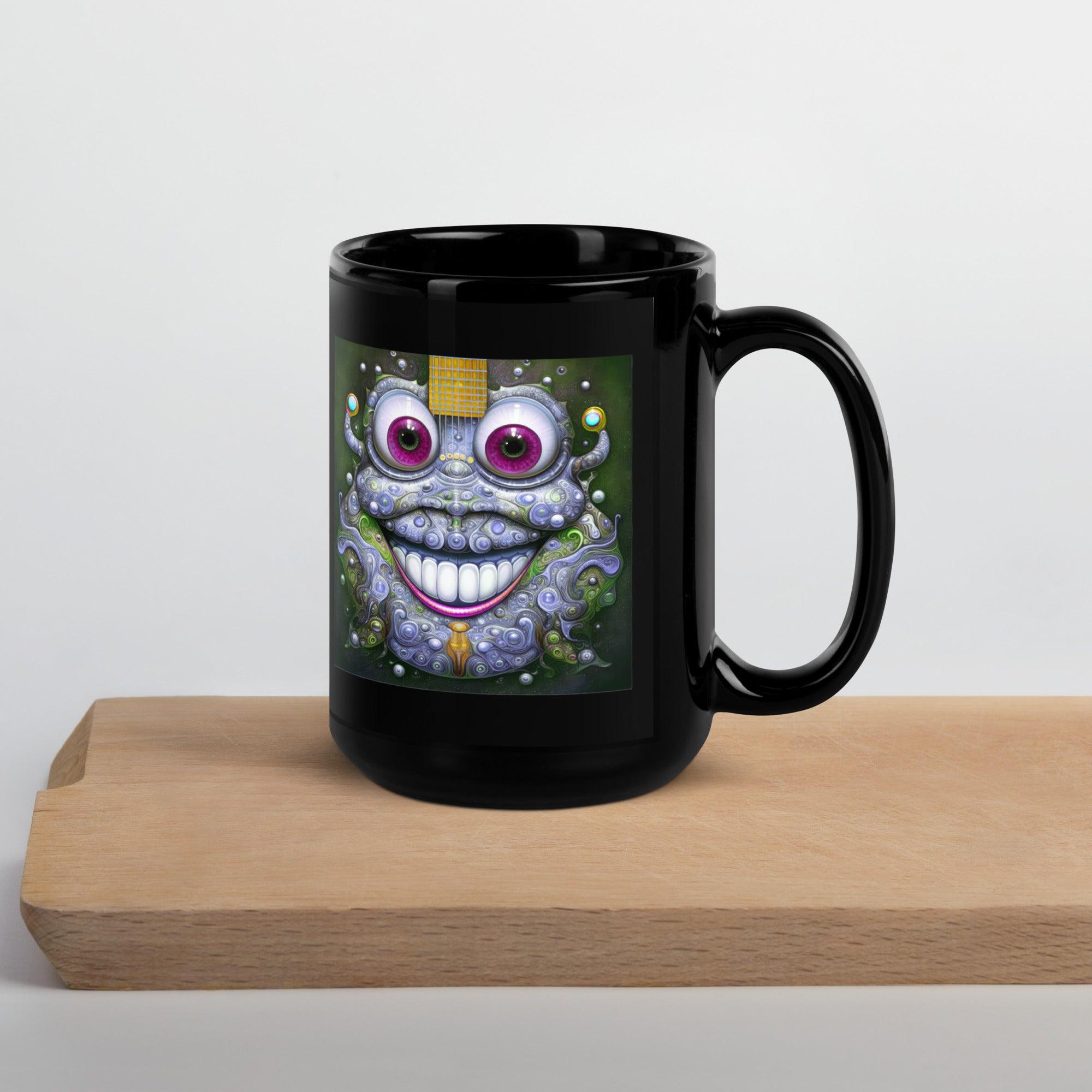 Infinite Illusion Black Glossy Mug - Beyond T-shirts