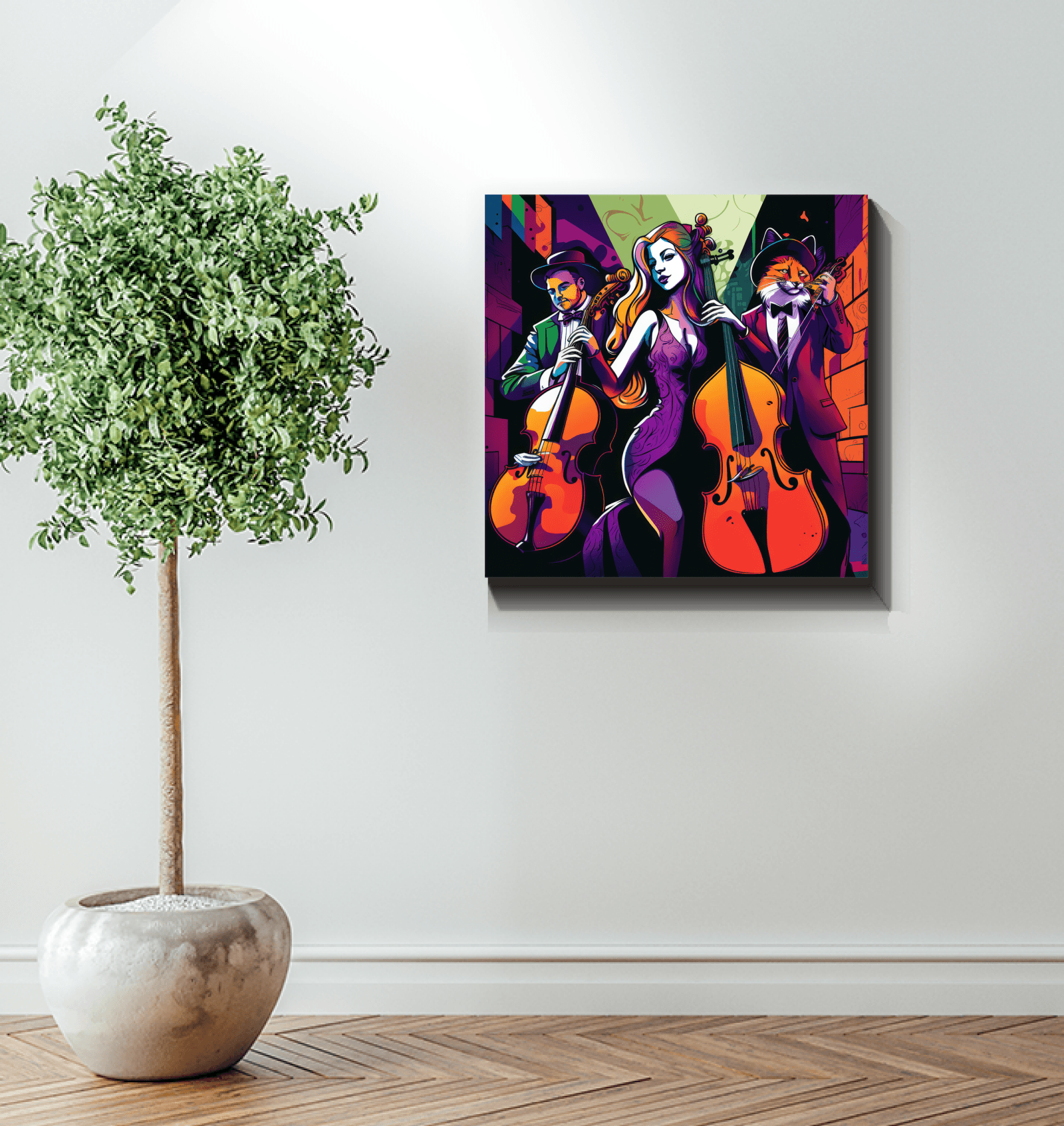 Infinite symphonic emotions wrapped canvas - Beyond T-shirts