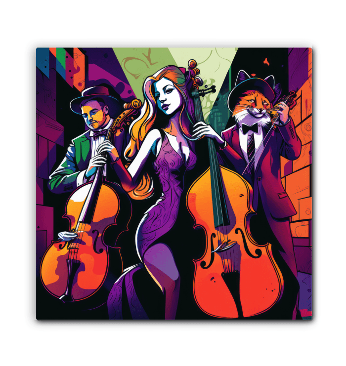 Infinite symphonic emotions wrapped canvas - Beyond T-shirts