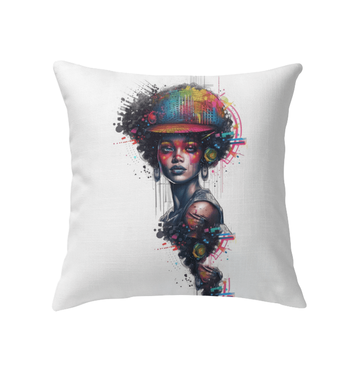 Ink Inspiration Indoor Pillow - Front View