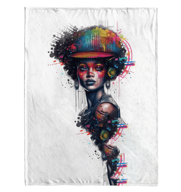 Ink Inspiration Sherpa Throw for ultimate comfort.