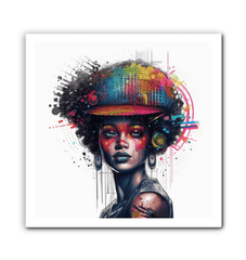 Vibrant colors of the Ink Inspiration Canvas in natural light.