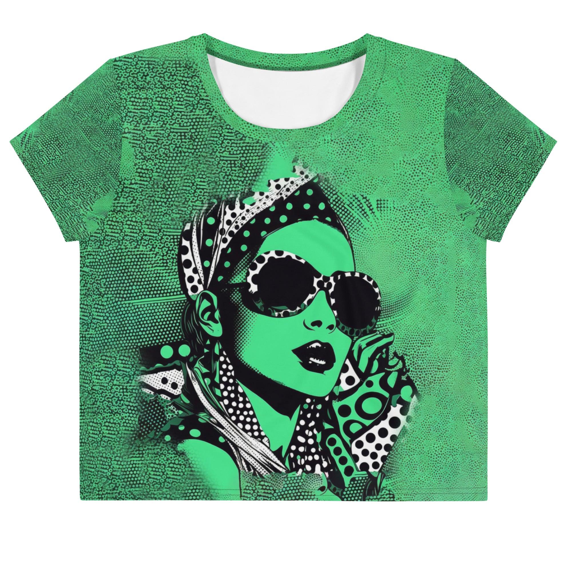 Inked Ideation All-Over Print Crop Tee - Beyond T-shirts