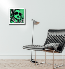 Wall-mounted Inked Ideation canvas bringing creativity to room decor