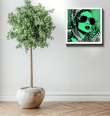 Elegant home decor featuring Inked Ideation wrapped canvas
