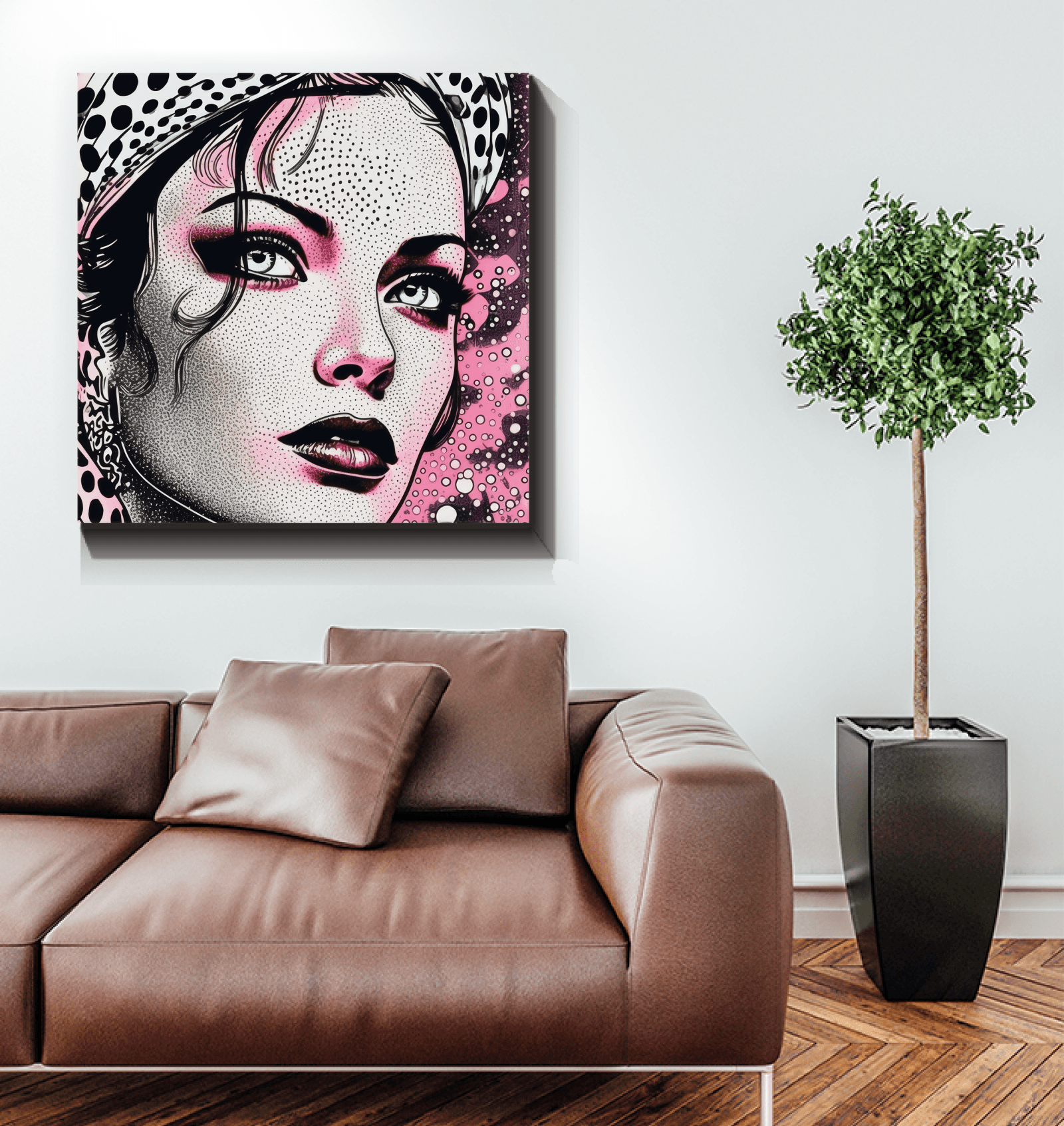 Home decoration canvas, Inked Imagination II.