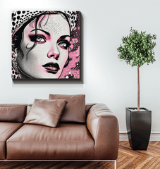 Home decoration canvas, Inked Imagination II.