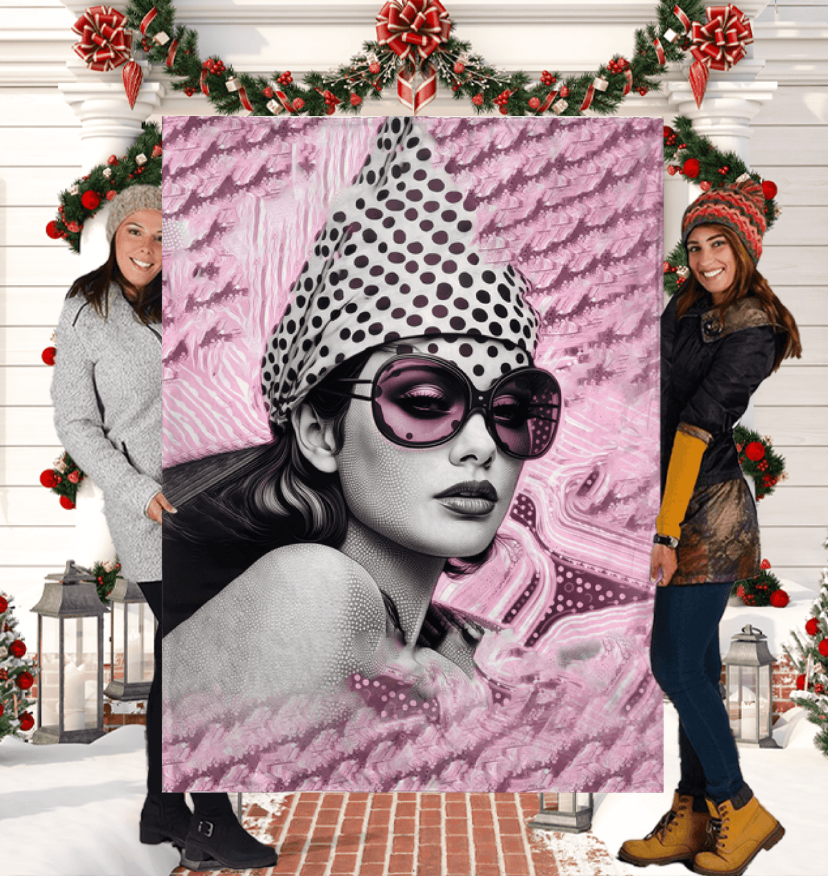 Inked Impressions II Sherpa Blanket - Beyond T-shirts