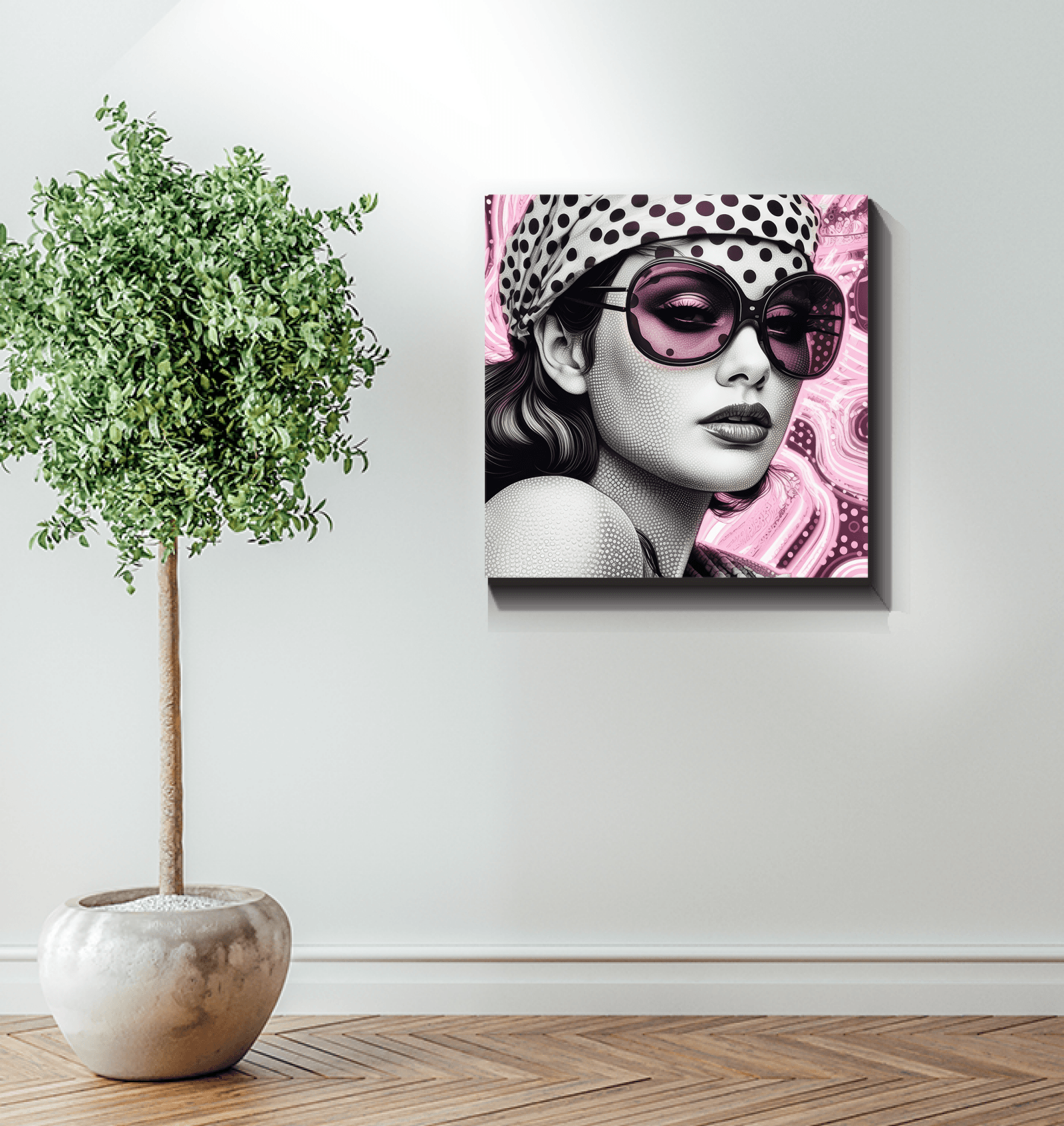 Gallery wrapped canvas art Inked Impressions II in artistic style