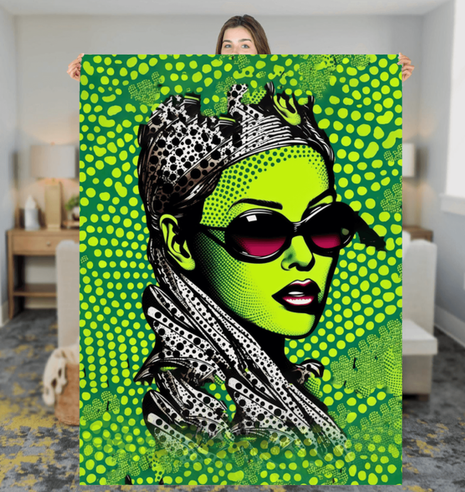 Inked Impressiveness Sherpa Blanket - Beyond T-shirts