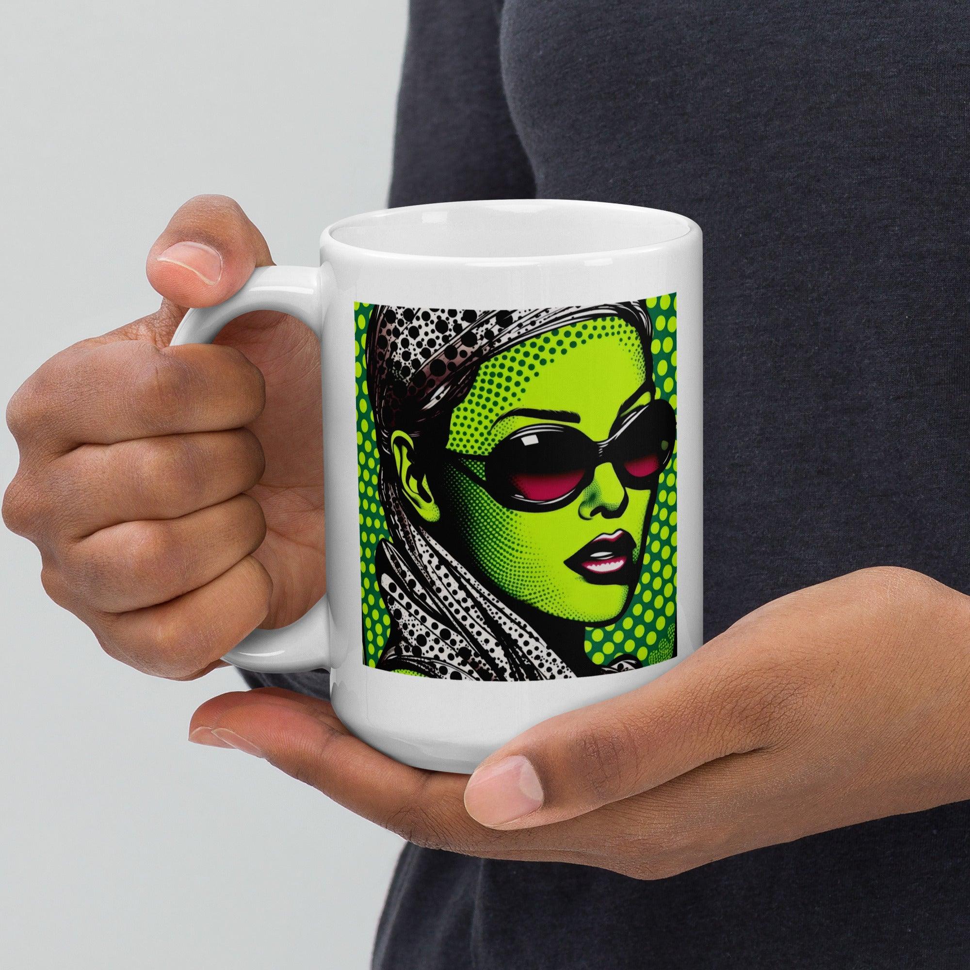 Inked Impressiveness mug, perfect for both hot and cold beverages, on white background