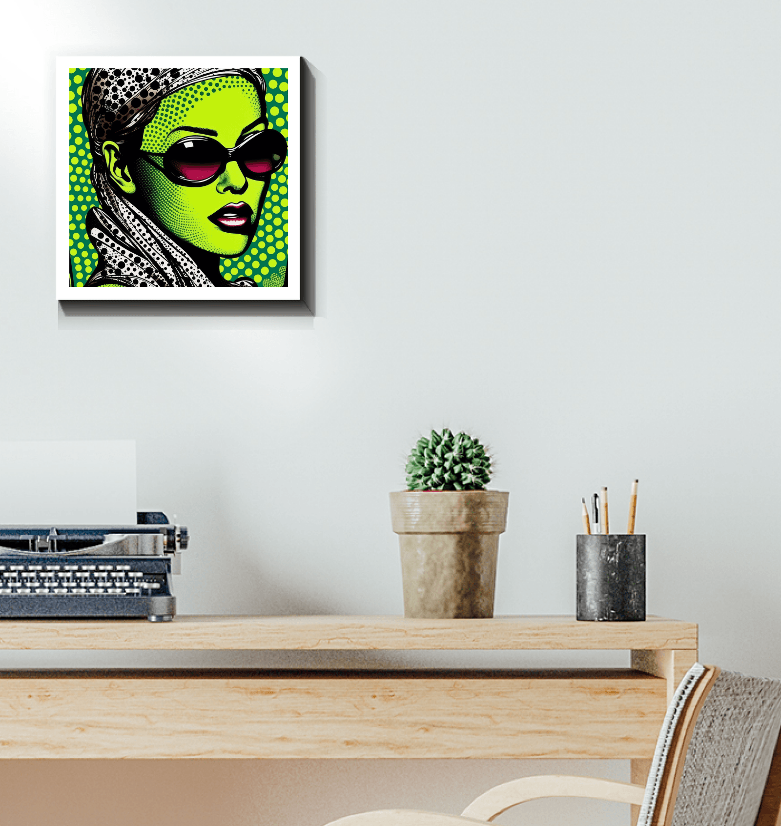 Inked impressiveness art piece for contemporary spaces.