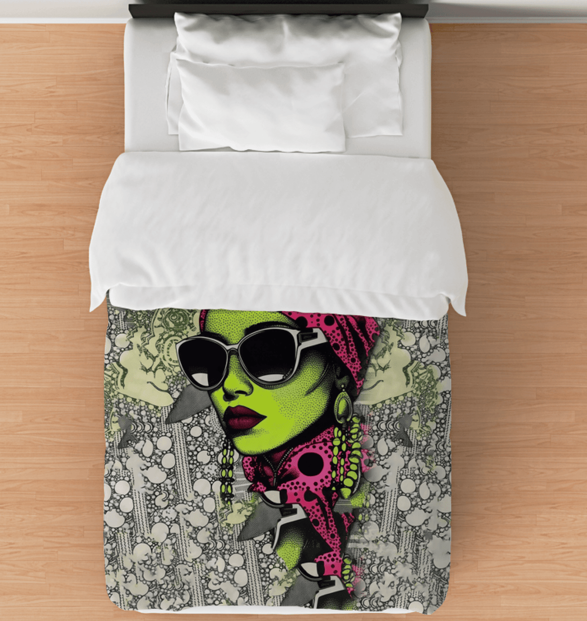 Inked Intensity Duvet Cover - Bedroom Decor