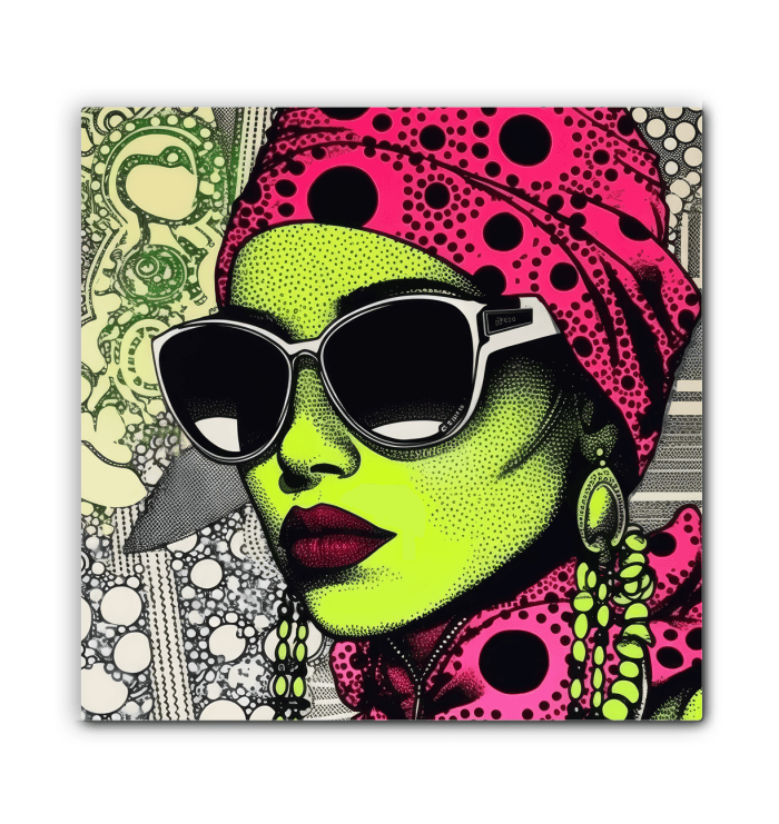 Inked Intensity canvas showcasing artistic brush strokes