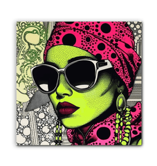 Inked Intensity canvas showcasing artistic brush strokes