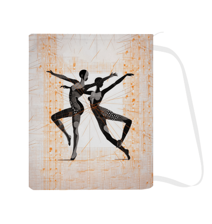 Inspiring Feminine Dance Flair Laundry Bag - Beyond T-shirts