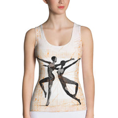 Inspiring Feminine Dance Flair Sublimation Cut & Sew Tank Top - Beyond T-shirts