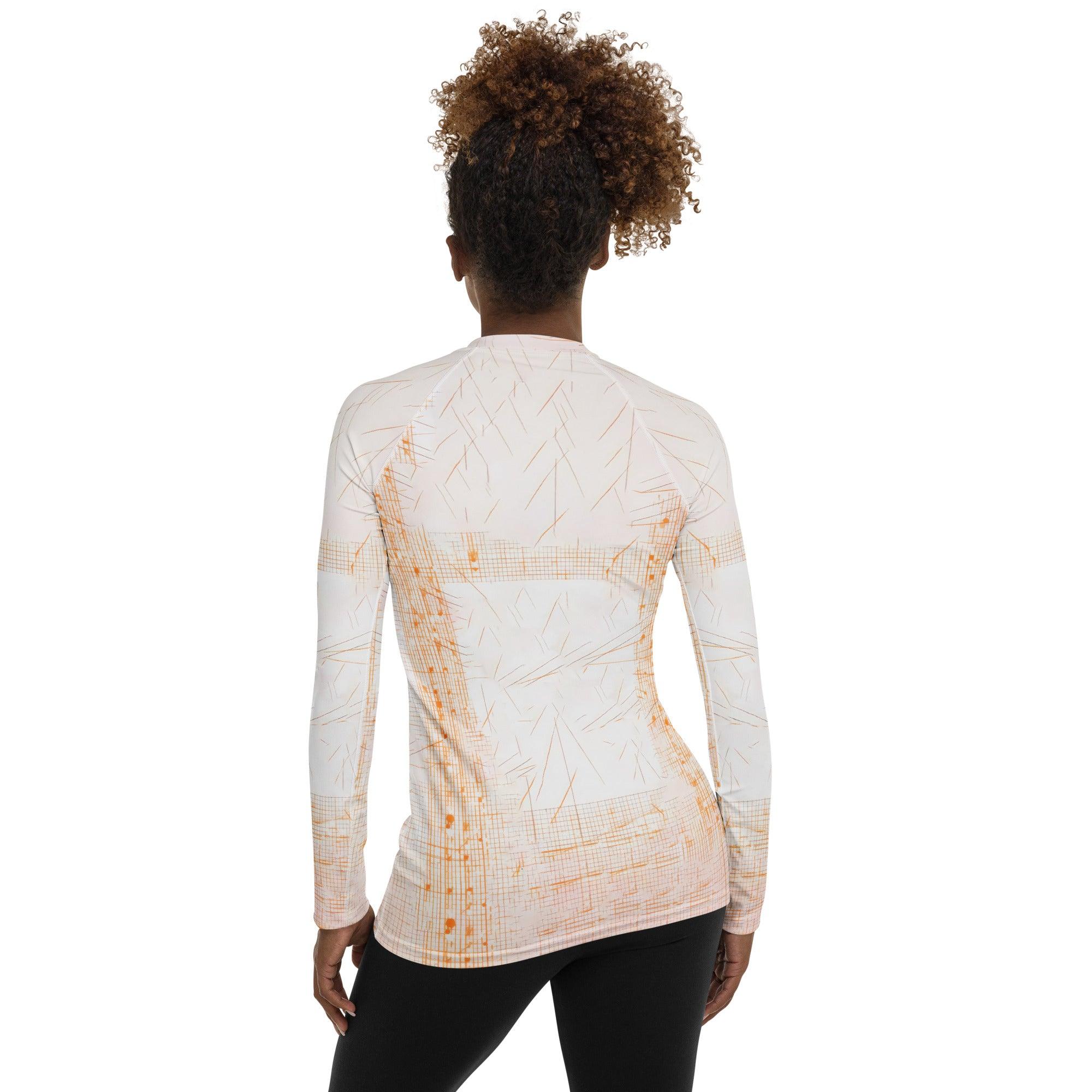 Inspiring Feminine Dance Flair Women's Rash Guard - Beyond T-shirts