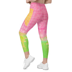 Inspiring Women_s Dance Performance Crossover Leggings With Pockets - Beyond T-shirts