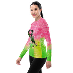 Inspiring Women's Dance Performance Women's Rash Guard - Beyond T-shirts