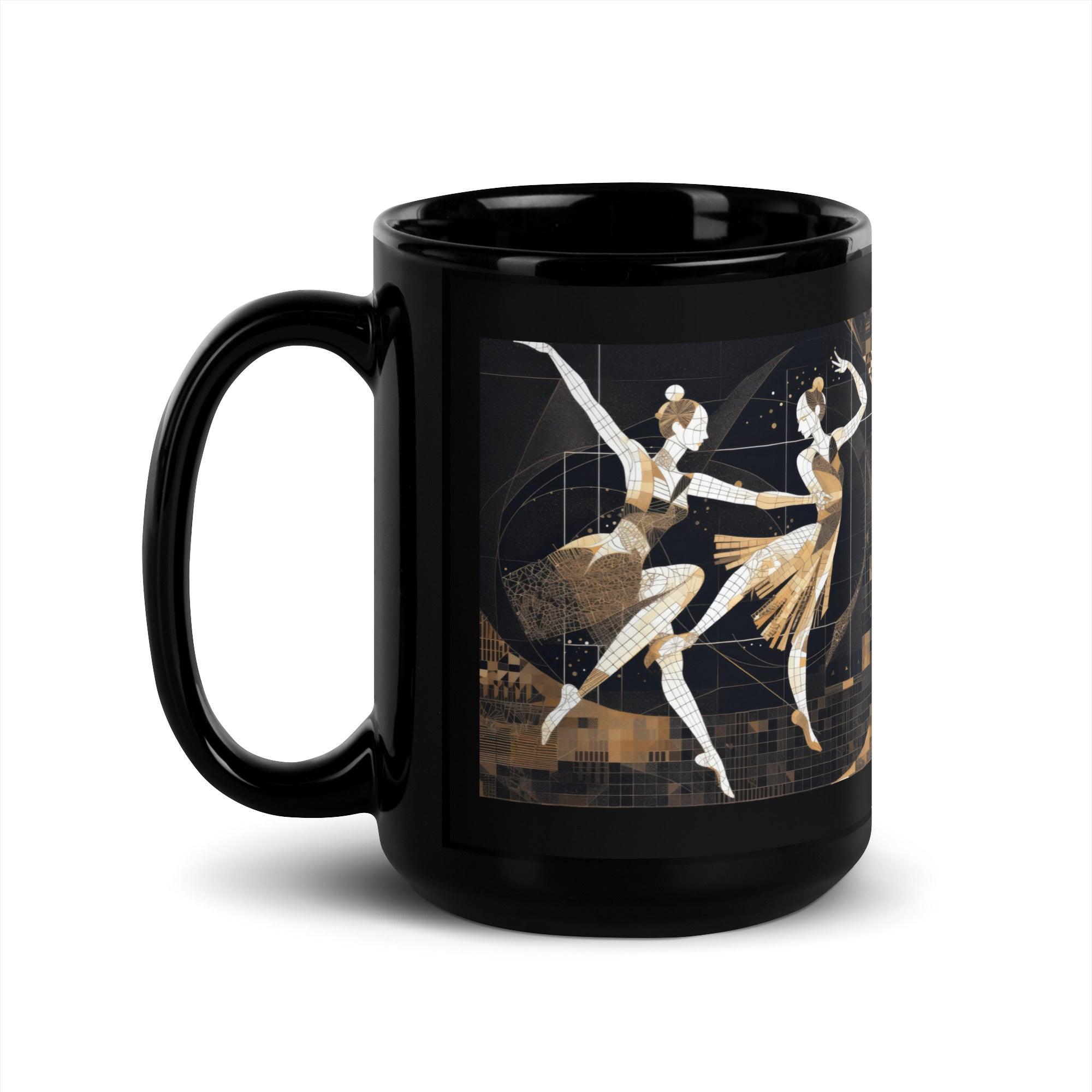 Woman holding Joyful Women's Dance Flair Glossy Mug